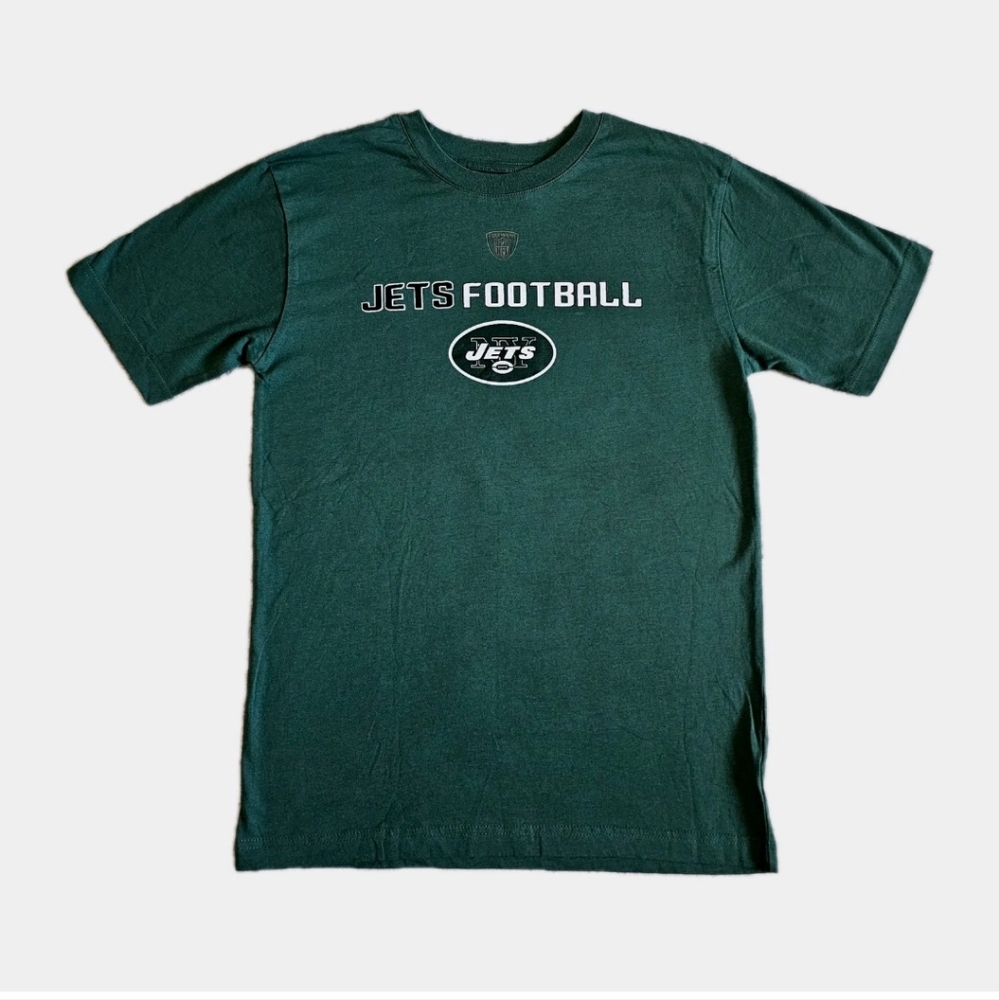New York JETS Tee Shirt size L (14-16) Big Kids